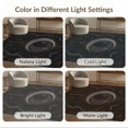 thumbnail image 7 of ODIKA 6'x9' Washable Area Rug Non-Slip, Easy Care, Dark Gothic Raven and Moon Design Mystical Nature with Vintage Key for Family Room, Living Room, Master Bedroom, 7 of 7
