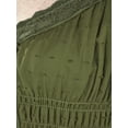thumbnail image 6 of Anna-Kaci Summer Women Renaissance Peasant Maiden Boho Inspired Cap Sleeve Lace Trim Dress, 6 of 7
