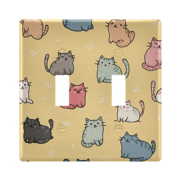 Light Switch Cover A Well-behaved Cat Plates Faceplate Decorative Switch Plate for Bedroom Home Decor