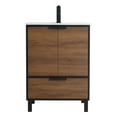 thumbnail image 3 of Fine Fixture Hamilton Bathroom Vanity and Sink, 24 Inch Walnut - ADA Compliant, 3 of 11