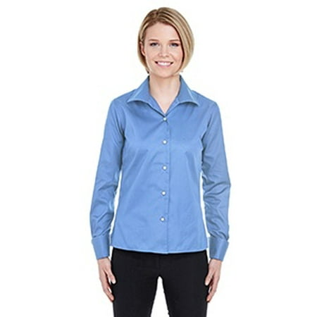 Ultraclub Ladies Whisper Twill Shirt - UltraClub Ladies' Whisper Elite Twill