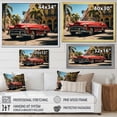 thumbnail image 4 of Designart "Cuban Car Influence in Miami" Cityscapes Floater Framed Canvas Art Print, 4 of 7