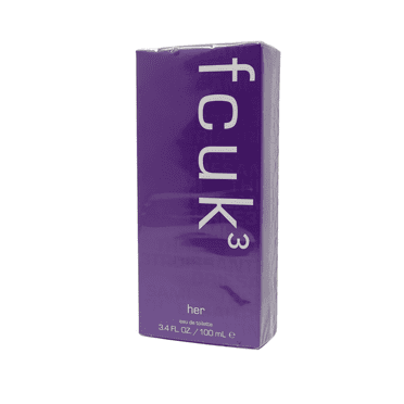 FCUK 3 For Her 3.4 oz. Eau de Toilette Spray
