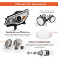thumbnail image 4 of AKKON - Fits 2013-2017 Buick Enclave [HID/Xenon Type] Non-AFS Projector Headlight Driver Left Side w/ DRL Running Lamp, 4 of 7