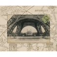 thumbnail image 3 of Wild Apple Portfolio 14x12 Black Modern Framed Museum Art Print Titled - Destination Paris I, 3 of 5