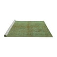 thumbnail image 2 of Ahgly Company Machine Washable Indoor Rectangle Persian Turquoise Blue Traditional Area Rugs, 4' x 6', 2 of 4