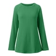thumbnail image 4 of EDFBUYKRS Fall Shirts Womens Tops Long Sleeve Print Loose Blouse Xxl, 4 of 5