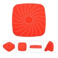 thumbnail image 3 of 1Pc Reusable Air Fryer Mat Steamer Air-fryer Liner Silicone Baking Mat, 3 of 8