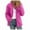 Hot Pink*1, variant on Soft Polar Fleece Jackets for Women Plus Size Thick Zip Up Jacket Casual Long Sleeve Hiking Coat Warm Winter Outwear Dark Blue L