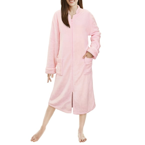 Zipper Robes Women