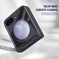 thumbnail image 6 of TECH CIRCLE for Samsung Galaxy Z Flip 5 5G 2023 Case with Hinge Protection, Small Screen Protector Support Wireless Charging Shockproof Drop Protective Hard Slim Phone Cover for Galaxy Z Flip 5,Black, 6 of 8