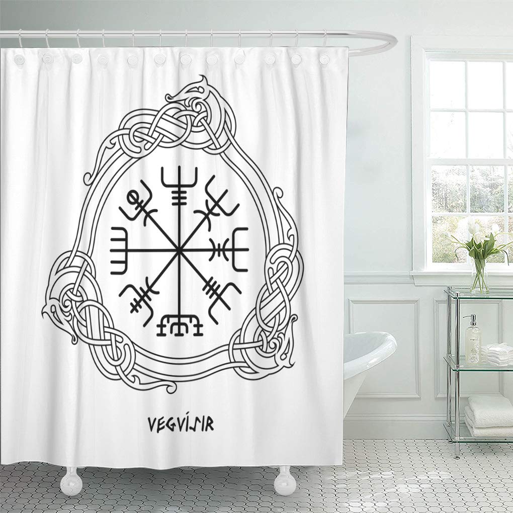 CYNLON Vegvisir The Magic Navigation Compass of Ancient Icelandic