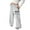 Grey, variant on Krdevn Girls' Bow Print Wide Leg Sweatpants Loose Fit Casual Athletic Jogger Pants,6-7 Years