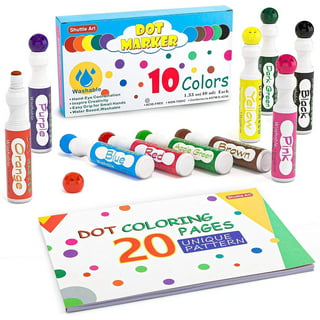 8 Colors Paint Marker (40 ml, 1.41 oz.) with a Blank 30 Pages