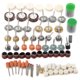thumbnail image 1 of Juego de accesorios para herramientas rotativas Dremel para minitaladro y amoladora eléctrica: kit de 145 piezas para amolar, pulir y cortar, 1 of 8