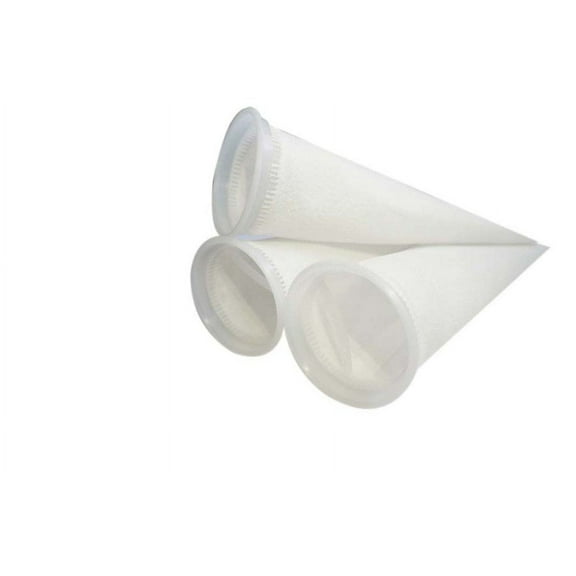 Eshopps Round Filter Sock, White, 1 Each/4 in, 3 Pack