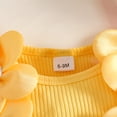 thumbnail image 7 of Hessimy Toddler Girl Short Sleeve Top and Shorts Snug Fit Cotton 2 Piece Pajama Set,Kids Nightwear(Yellow,9-12 Months), 7 of 7
