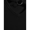thumbnail image 5 of No Boundaries Juniors Double V-Neck Tank Top, 5 of 6