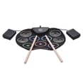 thumbnail image 2 of Batería electrónica HUOGUO Compact Hand Roll Drum Rainbow, 2 of 4