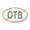 Clear, variant on CafePress - OTB Oval Sticker - Sticker (Oval)