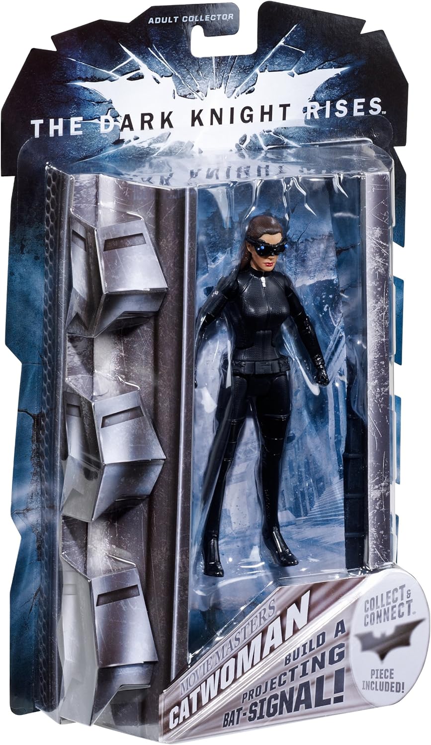 DC Batman The Dark Knight Rises Movie Masters (2012) Mattel Catwoman Goggles Figure - image 4 of 5