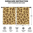 thumbnail image 2 of Blackout Kids Curtains,Leopard Print Childrens Insulated Curtains Set Of 2,Bedroom Essentials,Toddler Room Decor 42"x54"(106x137cm), 2 of 3