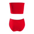 thumbnail image 6 of Bikini Set for Women Cutout Top Two Piece Swimsuit High Waist Bottom Tummy Control Swimwear Beach Vacation Pool Party, 6 of 6