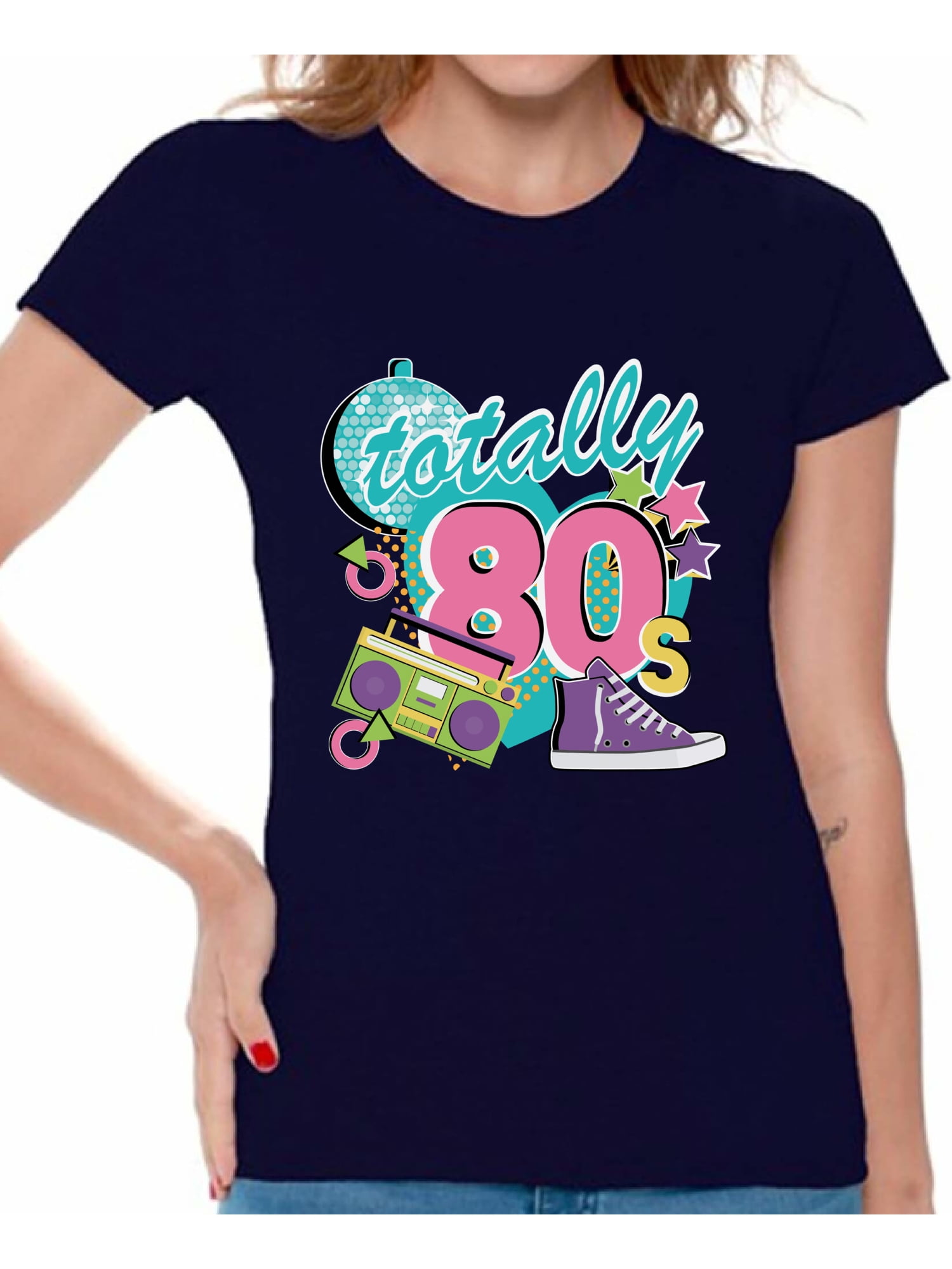 how to make 80's shirt off the shoulder