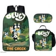thumbnail image 1 of New Bloey Dog Children'S Casual Cartoon Print Backpack Primary School Student Backpack Three-Piece Set, 1 of 2