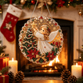thumbnail image 3 of DIY Christmas Pearl Diamond Art Hanging Ornament Kit, Golden‑Star Angel Holiday Acrylic Decor, 2026 Festive Bead Diamond Craft Kit for Handmade Christmas Presents, 3 of 7