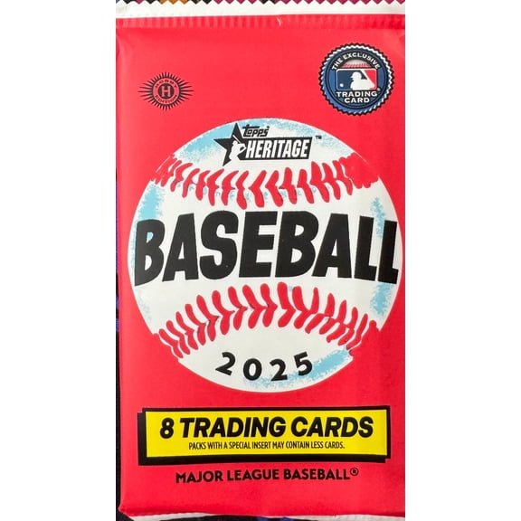 2025 Topps Heritage Baseball Hobby Pack