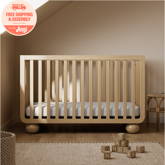 Art of Nursery by Storkcraft Amalfi Deluxe 5-in-1 Convertible Crib with with Bonus Toddler Guardrail, Driftwood