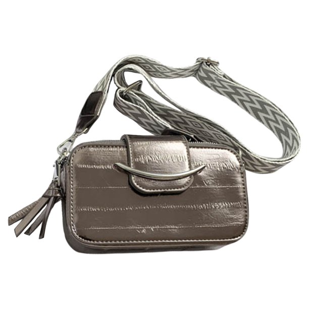 Bolso Hobo Bandolera Charol Mujer Cartera Sólida Monedero