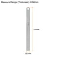 thumbnail image 2 of 10 Packs Mn Steel Feeler Gauge 0.08mm Thickness 150mm Length Metric Filler Thickness Gage Gap Measuring Tool, 2 of 5