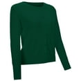 thumbnail image 5 of Fiaer Casual Cropped Cardigan Sweaters For Women Trendy Lightweight Solid Color Long Sleeve Button Down Knit Tops Green1 One Size, 5 of 9