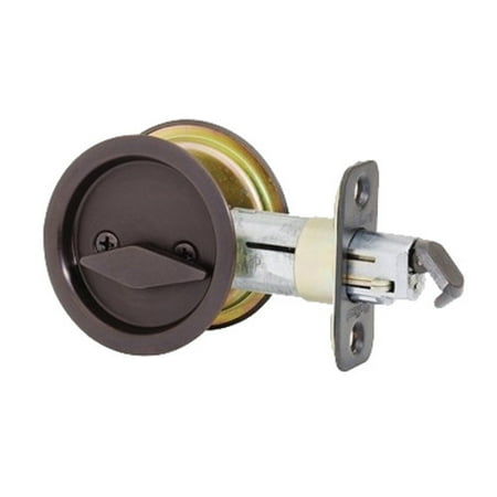 Kwikset 335 Round Privacy Bed Bath Pocket Door Lock