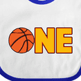 thumbnail image 4 of Inktastic One- Basketball First Birthday Boys or Girls Baby Bib, 4 of 4