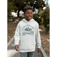 thumbnail image 2 of Legendary Hot Rod - Classic Car Rider Vintage Youth's Hoodie, 2 of 4