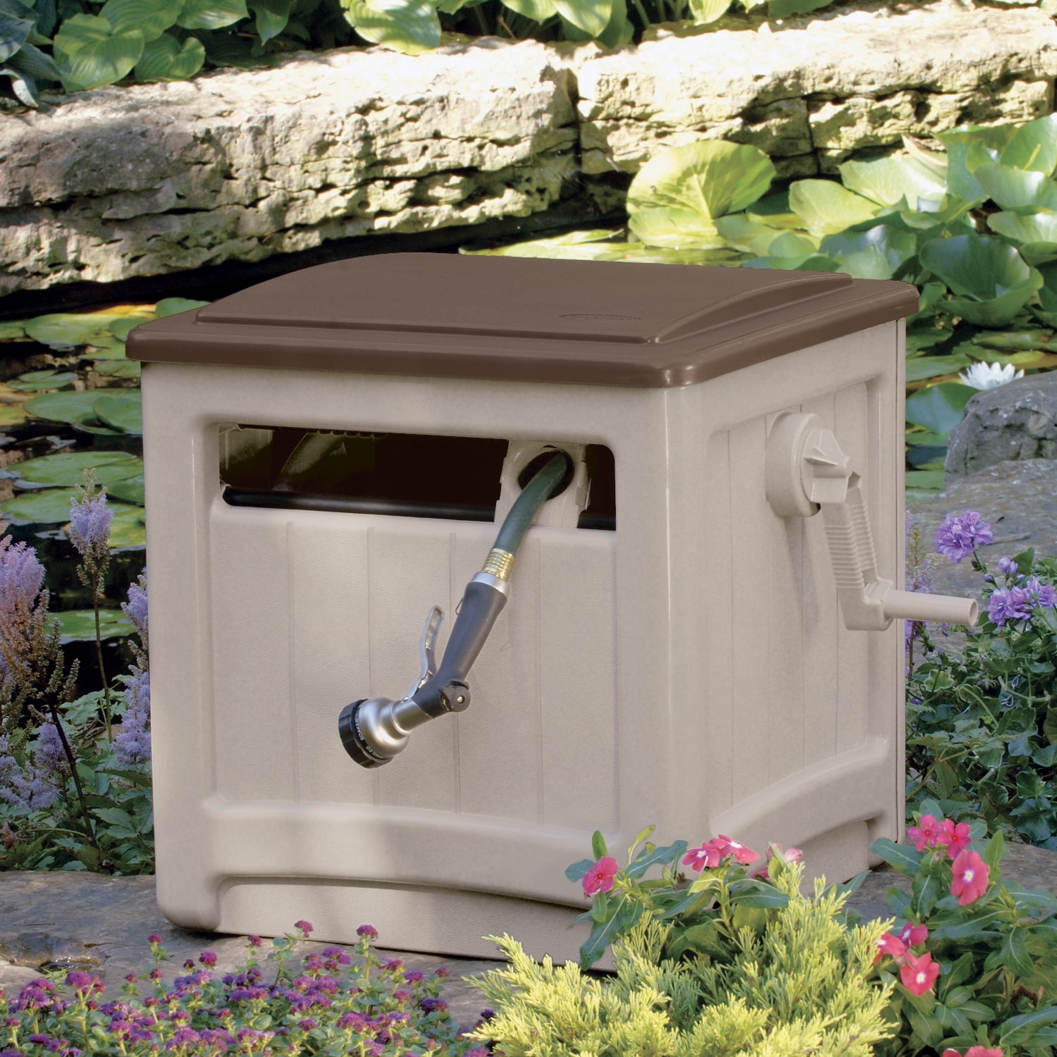 Suncast 225 ft. Resin Smart Trak Hose Hideaway SMT200DT2