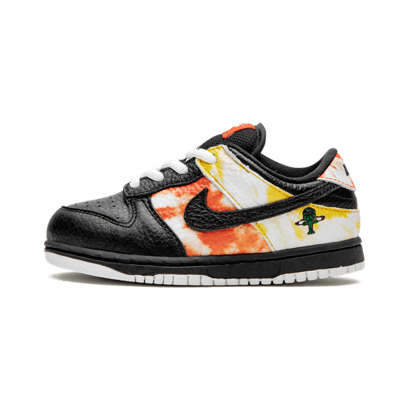 NIKE TODDLER SB Dunk Low QS (TD) "Tie-Dye Rayguns 2019 - Black" CJ1396 001 from Stadium Goods