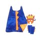 thumbnail image 4 of Disfraz con capa de dinosaurio BLESIY Disfraz de Halloween naranja, 4 of 8