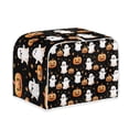 thumbnail image 2 of ZUXONGSY Ghost Pumpkin Toaster Cover 4 Slice Kitchen Small Appliance Covers Small Toaster Microwave Oven Cover Fingerprint Protection Wide Slot Halloween Bread Machine Cover, 2 of 6
