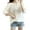 1-White, variant on Women's off the Shoulder Tops Casual Loose 3/4 Sleeve Drawstring V-Neck Pure Color T Shirts Puff Sleeved Lightweight Breathable Summer Plus Size Country Concert Blouses 1-Red S