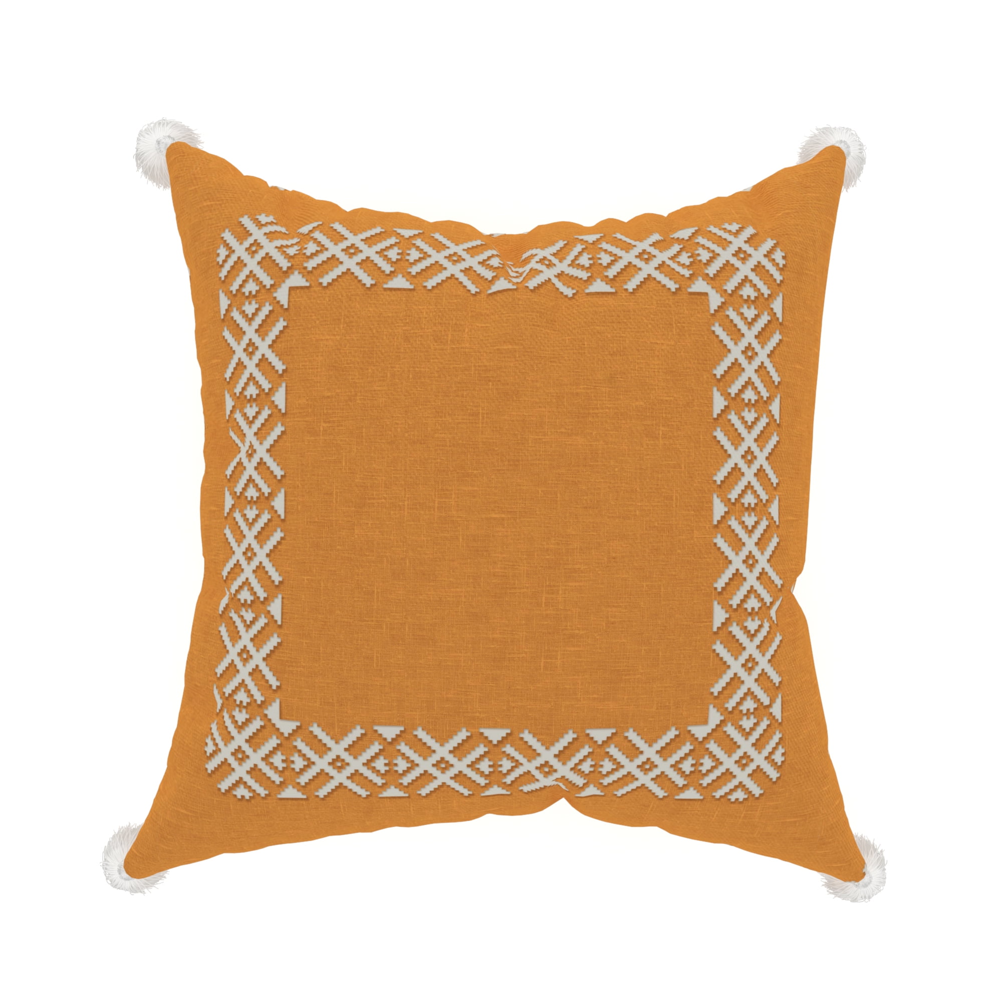 big yellow throw pillows
