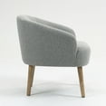 thumbnail image 5 of Mainstays Curved Textured Accent Chair, Smoky Gray, 5 of 7
