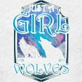 thumbnail image 3 of CafePress - Cute Just A Girl Who Loves Wolves Lone Wol T Shirt - Light Classic Kids Graphic, Short Sleeve T-Shirt, Sizes XS-XL, 3 of 4