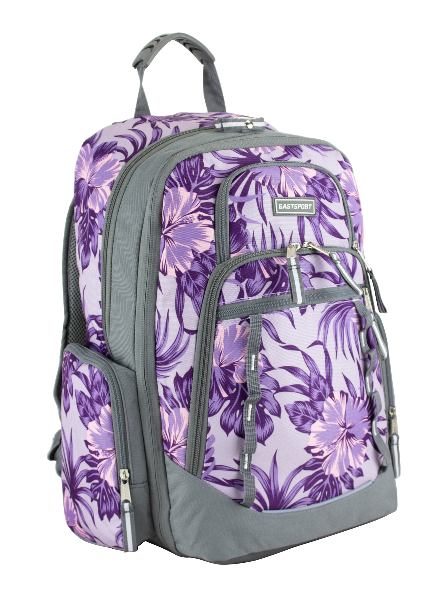 Eastsport Diamond Expandable Recycled Backpack, Hibiscus Edge photo 5