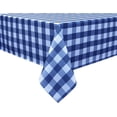 thumbnail image 4 of Digital Printing Gingham Tablecloth 60x102 inch for Oblong Tables - Water Resistant Checkered Table Cloth - Botanical Table Cover for Kitchen Patio Parties Picnics Dining Occasion, 4 of 6
