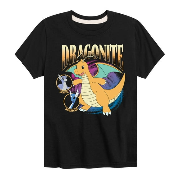 Pokémon - Dragonite Family - Youth Short Sleeve Graphic T-Shirt