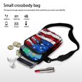 thumbnail image 7 of HELLHERO Vibrant Butterfly Tropical Theme Crossbody Sling Bag, Lightweight, Outdoor Holiday Travel, 7 of 7